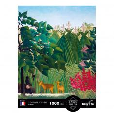 1000 pieces puzzle : The waterfall, Le Douanier Rousseau