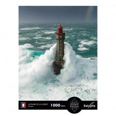 Puzzle 1000 pièces : Le Phare de la Jument, Bretagne