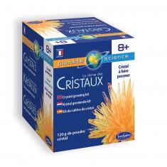 Química cristalina: cristal amarillo