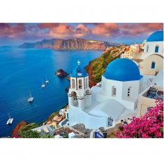 Puzzle 500 piezas : Islas de Santorini, Grecia