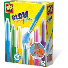 Airbrush pens: Blow airbrush pens