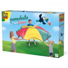 Parachute toucan volant