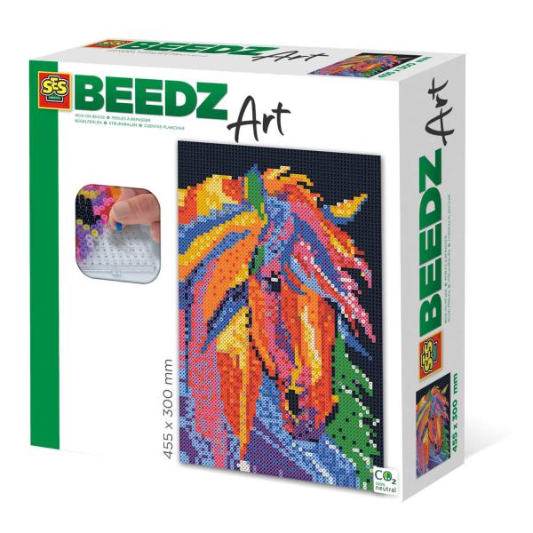 Perles à repasser : Beedz art : Cheval fantaisie - SES Creative-06008