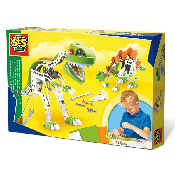 Construction game: Metal dinosaur - SES Creative-14958