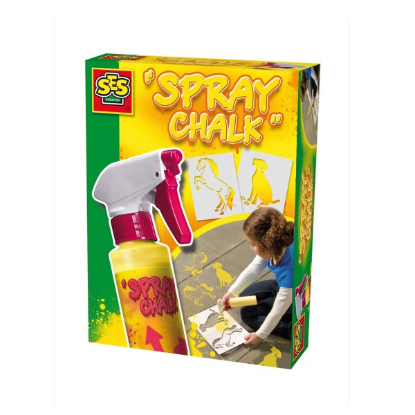 Craie en spray Spray Chalk 200 ml : Jaune - SES Creative-02221