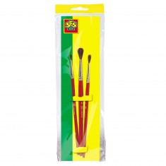 Set de 3 pinceaux