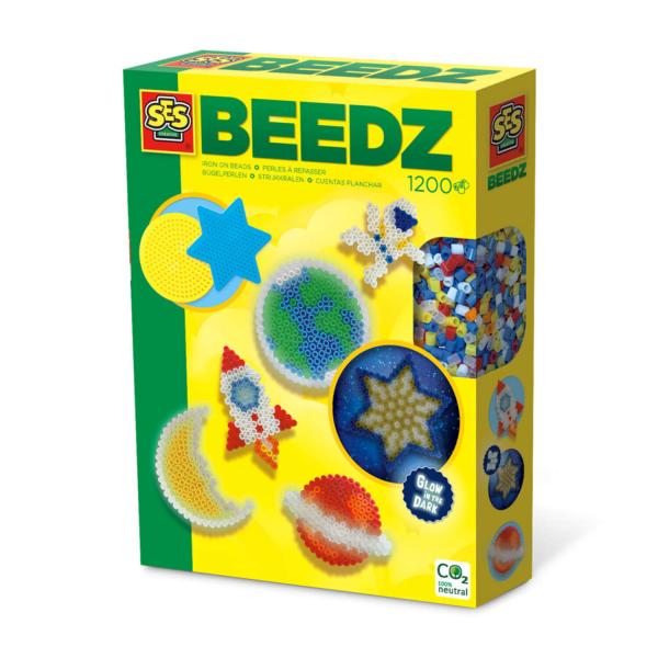 Beedz ironing beads: Glow in the dark - SES Creative-06302