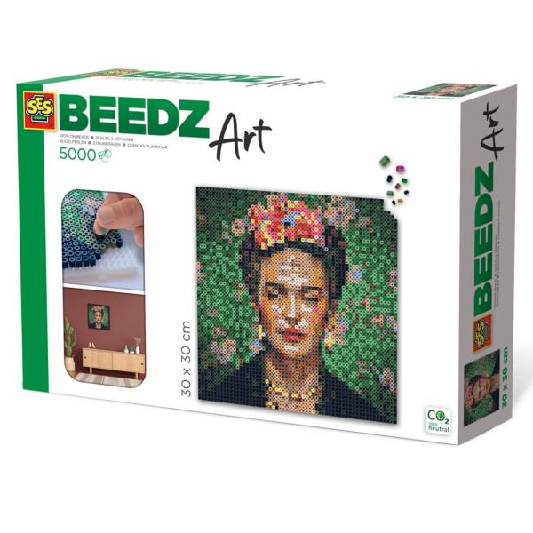 Bügelperlen: Beedz Art - Frida Kahlo - SES Creative-06011