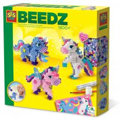 Cuentas para planchar Beedz: Unicornios