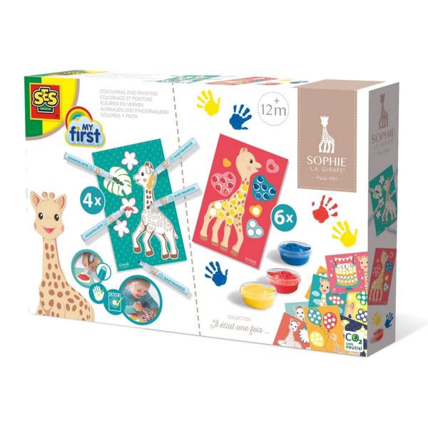 Sophie the Giraffe: Once upon a time collection: Coloring and painting - SES Creative-14497