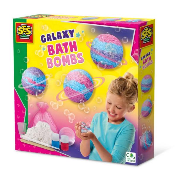 Kit créatif : bombes de savon pour le bain - Galaxie - SEScreative-14769