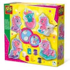 Kit de moldura y pintura: unicornios bebés