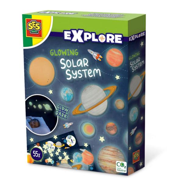Estrellas fosforescentes: Explora: Sistema Solar Brillante - SES Creative-25123