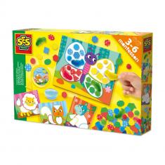 Jeu Montessori : Trier les couleurs et les matières