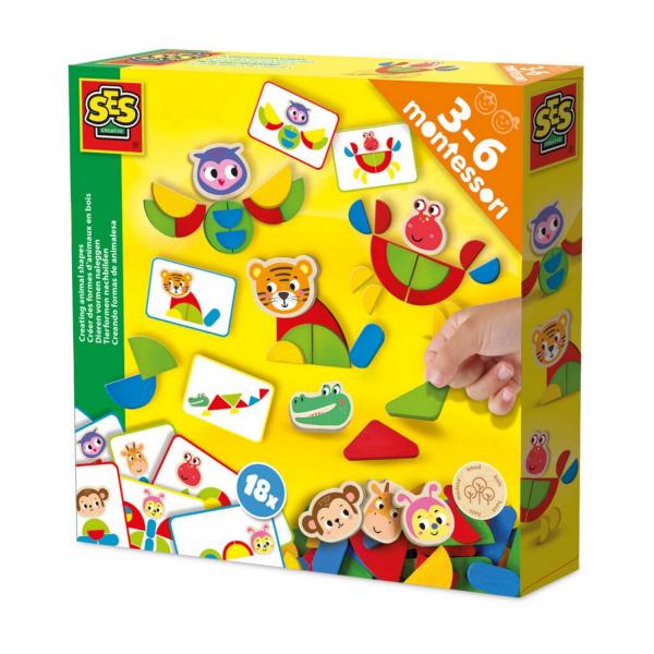 Jeu Montessori : Créer des formes d'animaux - SesCreative-14063