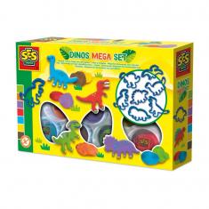 Pâte à modeler - Méga kit dinosaures avec moules