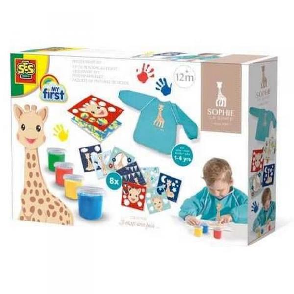 Sophie the Giraffe: Finger Painting Kit - SES Creative-14494