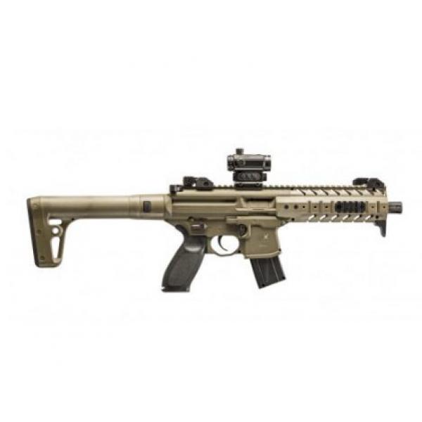 Carabine Sig Sauer MPX Co2 4,5 mm plombs + point rouge Sig 20R Tan - ACP529