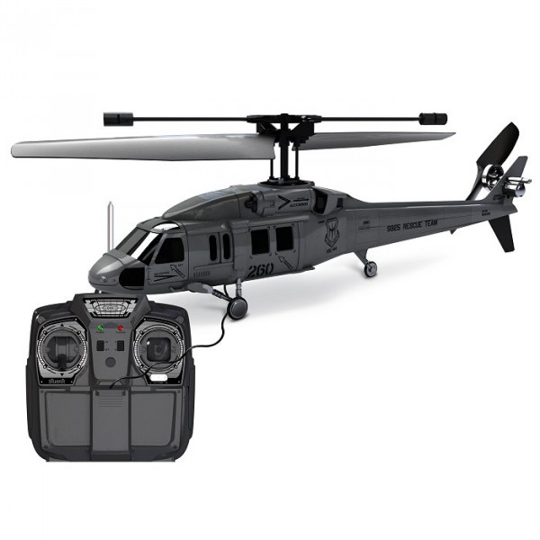 Hélicoptère radiocommandé Power in air : Black Hawk Deluxe : Noir - Silverlit-85961-1