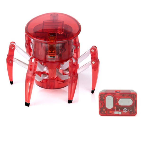 Hex Bug Robotic creatures : Araignée télécommandée rouge - Silverlit-15504-1