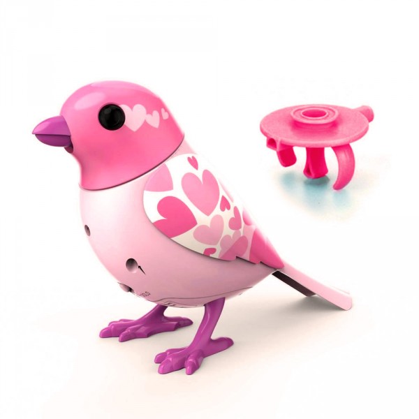 Oiseau électronique Digibird avec bague : Collection 2 : Love - Silverlit-88244-Love