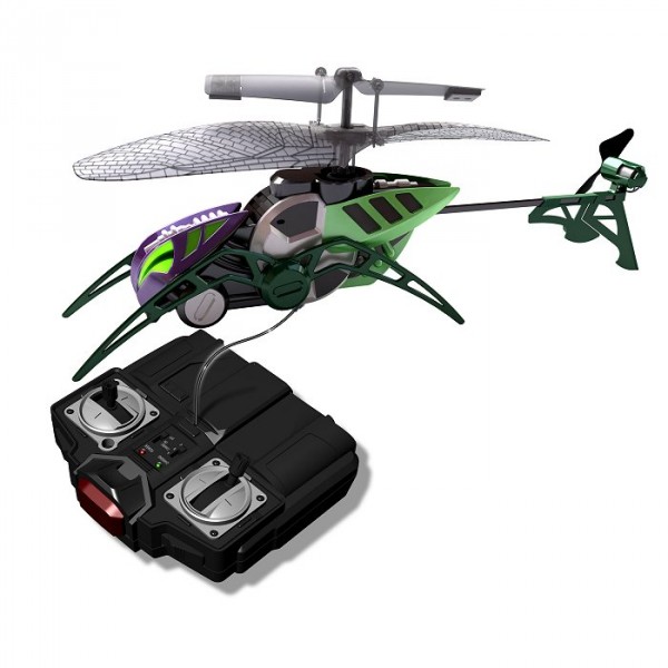 Hélicoptère radiocommandé - Power in air - Insecta Grasshopper : Vert - Silverlit-85942-1