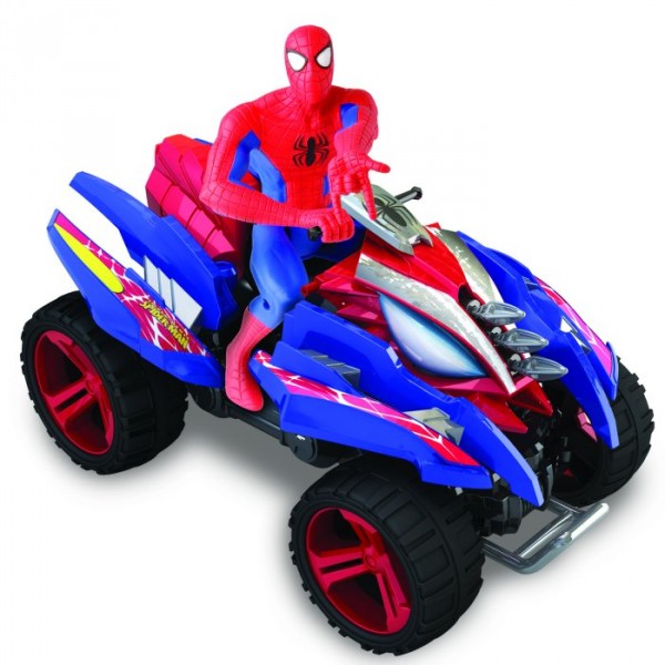 Véhicule radiocommandé Spiderman : Spider Action Quad - Silverlit-85192