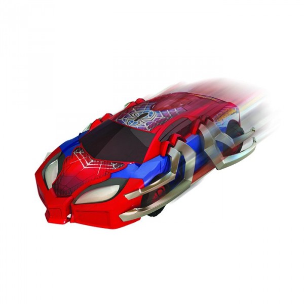 Voiture radiocommandée  Spiderman : Spider transforming Racer - Silverlit-85127