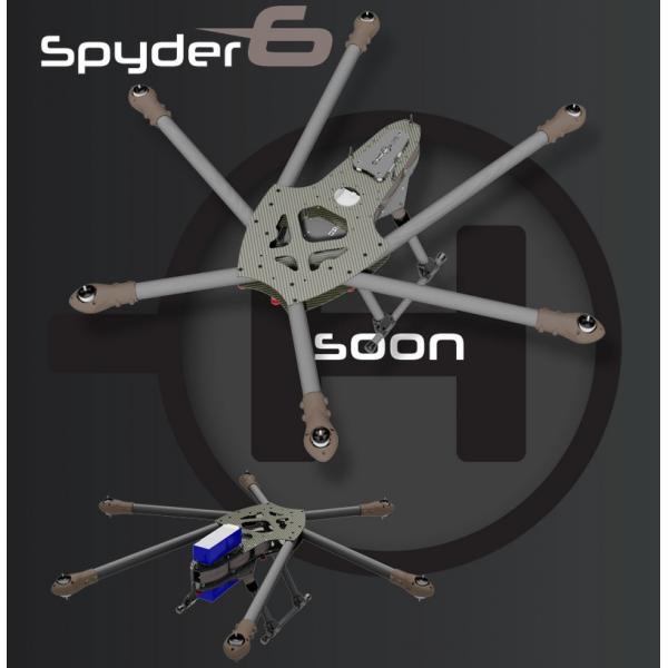 Sky-Hero Spyder6 1000mm Pancake Multirotor X6/X12 Frame kit - SKH00-601-PC