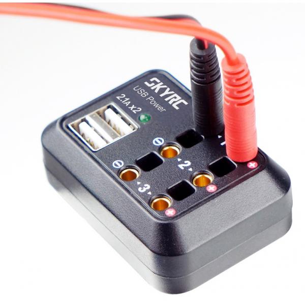 Power distributor DC 2,5 (Max 10A + USB 5V 2,1A) SkyRC - SKY600114-02