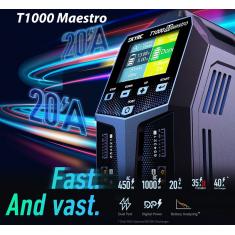Chargeur T1000 Maestro AC/DC Duo charger (AC450W DC 1000W) SkyRC