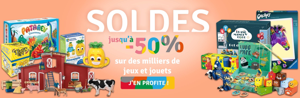 jeux et jouets en soldes