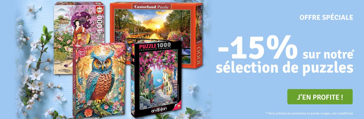 -15% sur une sélection de puzzles