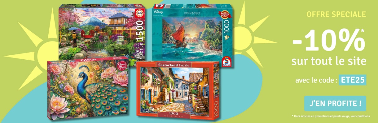 -10% sur des milliers de puzzles