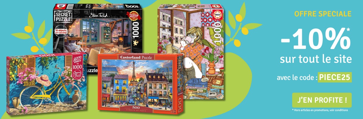 -10% sur des milliers de puzzles