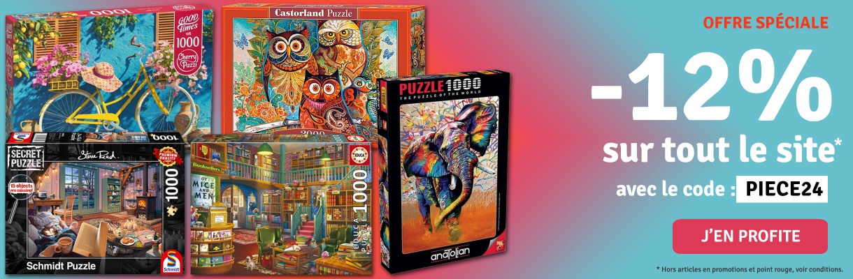 -12% sur des milliers de puzzles