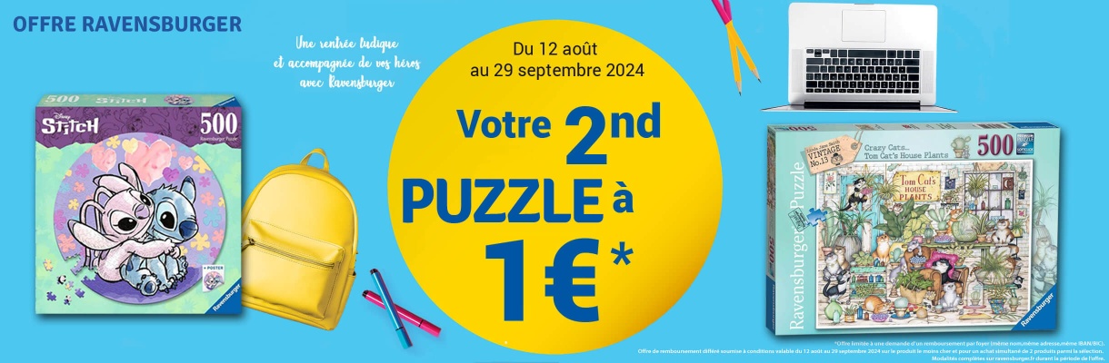 Ravensburger-Nathan : 2e puzzle à 1€