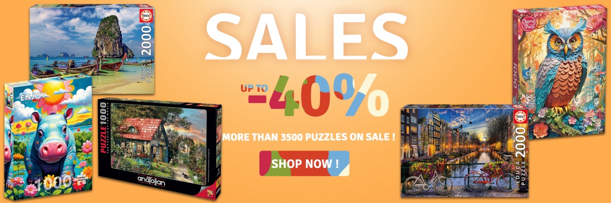 Discounts on puzzles up to 30%