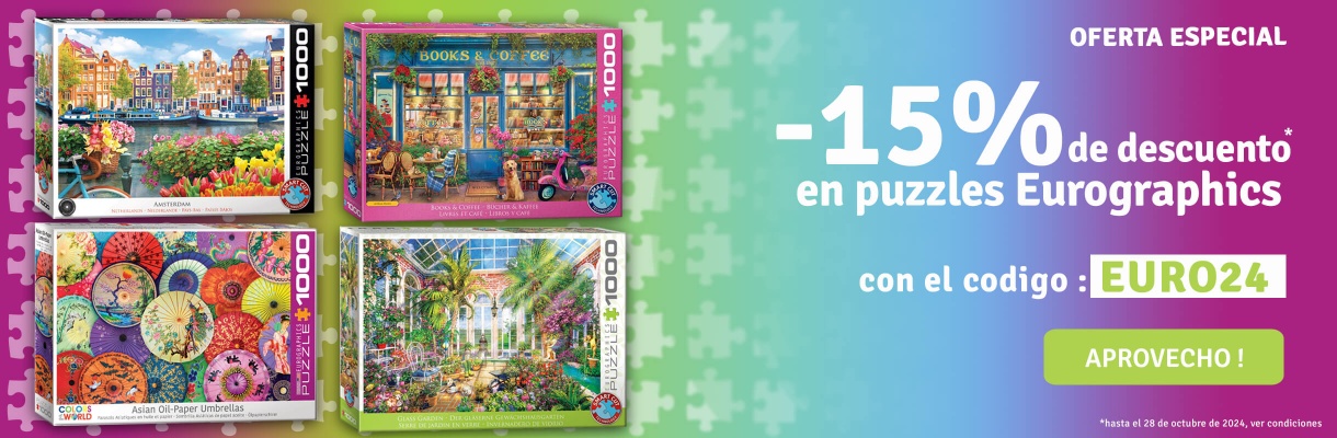 Descuento especial del 15% en puzzles Eurographics