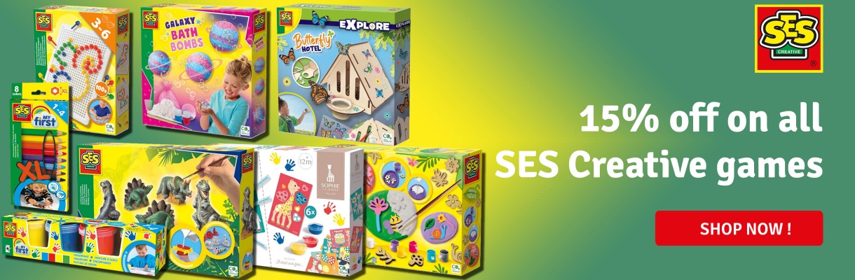 15% off on all SES Creative games