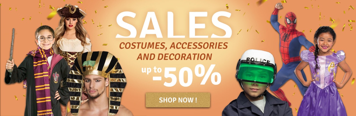 Discounts on costumes and decorations