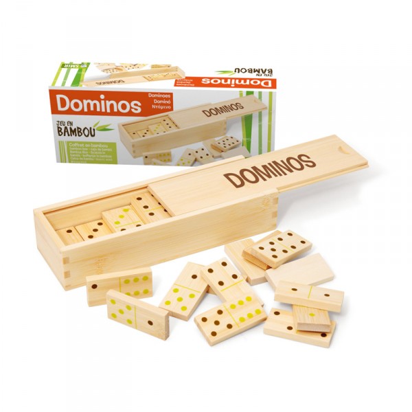 Dominos : Jeu et coffret en bambou - Smir-66100