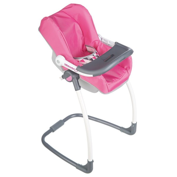Cosy + Chaise haute pour poupée : Bébé Confort rose - Smoby-240227