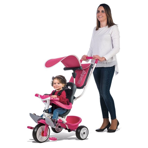 Tricycle : Baby 2 Balade Rose - Smoby-741101