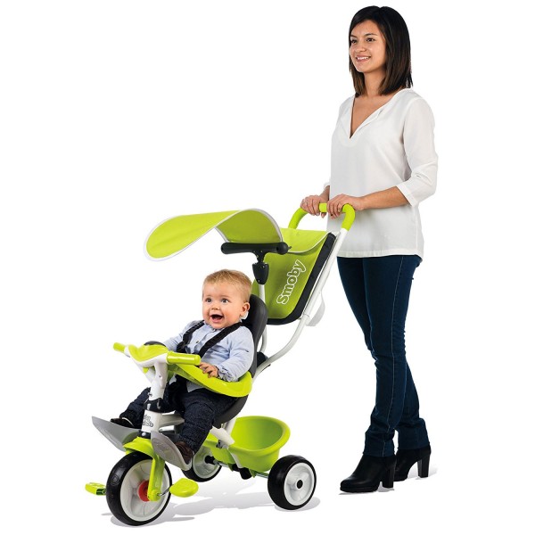 Tricycle : Baby 2 Balade Vert - Smoby-741100