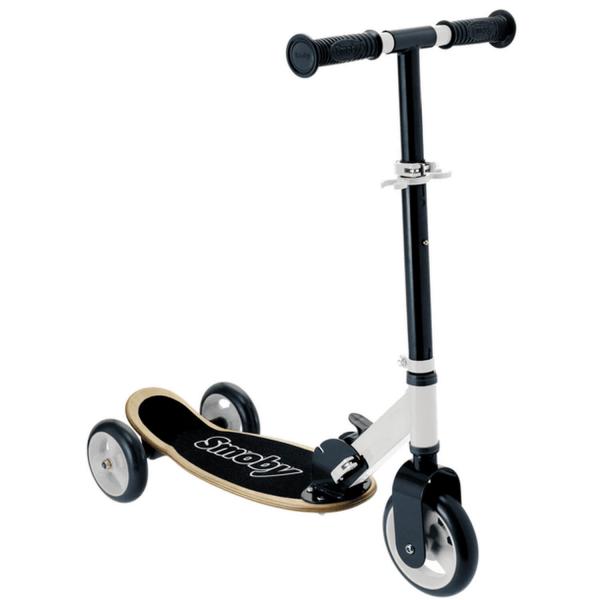 Foldable wooden 3-wheel scooter - Smoby-7/750908