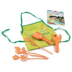 Set Garden Apron and accessories Silence it grows