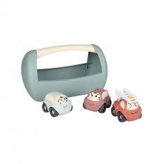 Kleine Smoby-Fahrzeuge: Set mit 3 Fahrzeugen