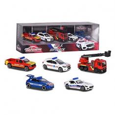 Majorette 5-piece box set: Emergency vehicles