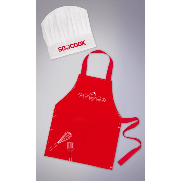 Coffret cuisine : Tablier et toque de cuisinier - SoCook-COOK33001